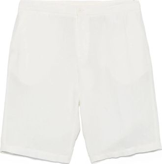 Ermenegildo Zegna Heren, Korte broeken, Wit, Maat: 2XL Linnen