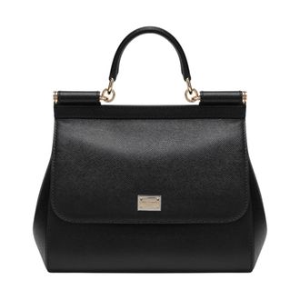 Dolce & Gabbana Dames, Tassen, Zwart, Maat: ONE Size Leer