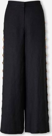 SIMKHAI Wide Leg Linen Trousers