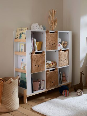 Vertbaudet Kinderzimmer Regal, 9 F&auml;cher weiss