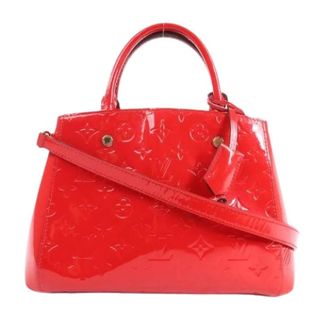 Louis Vuitton Pre-owned Handbags, female, Red, Size: ONE SIZE Pre-owned Montaigne BB