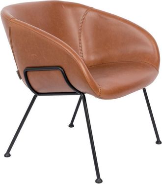 Zuiver Design Loungesessel Feston Brown
