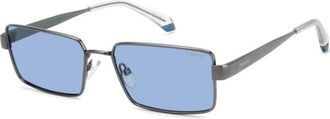 Polaroid PLD 6255/S/X Polarized KJ1/C3 Mens Sunglasses Silver Size 56