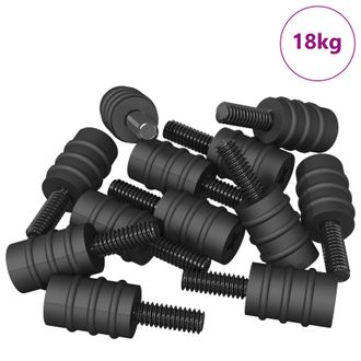 vidaXL Tornillo Separador 4865 Pcs Negro M4 Caucho Y Acero Vidaxl