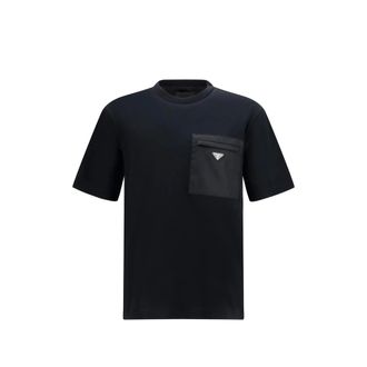 Prada Logo-appliqu&eacute; T-shirt
