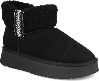 Mia Womens Iceland Boots In Solid Black