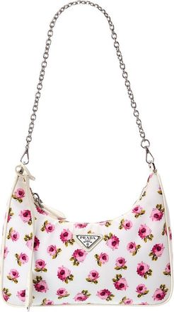 Prada Re-Edition 2005 Tessuto & Leather Hobo Bag