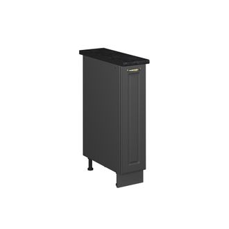 Vicco Mueble De Botica Fame-line, Antracita-oro Landhaus/antracita, 20 Cm, Et Antracita, Vicco