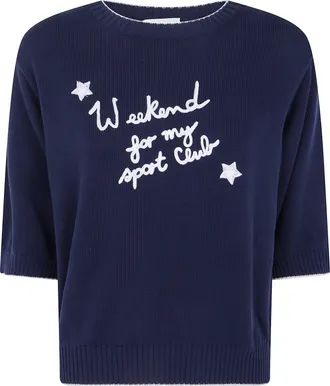 Weekend by Max Mara Sweater Embroidered Wkd Fiacre