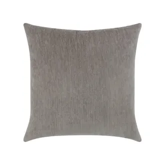 Elaine Smith Luxe Velour Plush Chenille Indoor & Outdoor Woven Accent Pillow in Pewter at Nordstrom, Size 12X20