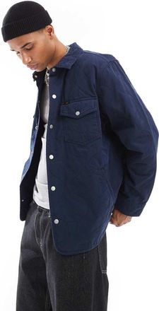 Lee Camicia giacca trapuntata blu navy