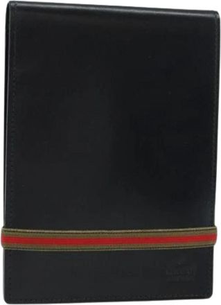 Gucci Pre-owned Dagplanneromslag - Dames - Vintage Accessoires - Zwart - ONE Size - Leer - Vintage
