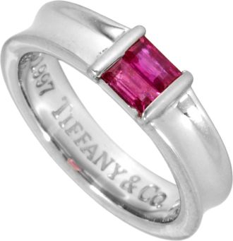 Tiffany & Co. White Gold (18K) Band Ring (Pre-Owned)