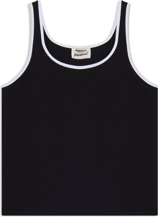 Freddy Canotta slim con bordi a contrasto