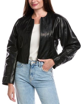 Helmut Lang Articulated Leather Biker Jacket