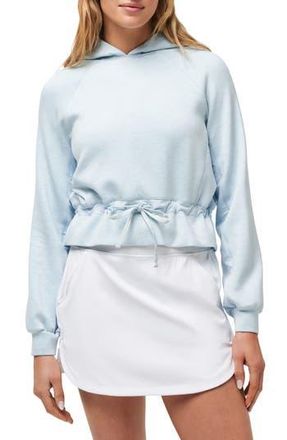 Travis Mathew Golden State Drawstring Waist Hoodie in Heather Baby Blue at Nordstrom Rack, Size X-Small
