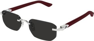 Cartier Ct 0622S Zonnebrillen - Heren - Zonnebrillen - Veelkleurig - 53 MM - Nylon - Accessoires