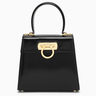 Ferragamo Iconic Black Top Handle Bag