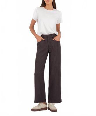Kut from the Kloth Charlotte High Rise Wide Leg Pant In Chocolate
