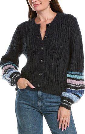 Michael Stars Lumi Striped Crew Cardigan