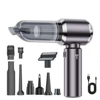 OEM Aspiradora Para Coche - Aspiradora De Mano - Aspiradora Inal&aacute;mbrica - 16.000 Pa, 6.000 Ma - Tres Velocidades - Apta Para Coches Y Mascotas