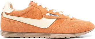 Autry Sneakers, female, Orange, 5 UK, Suede Windspin Low Trainers