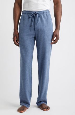 Majestic International Coastal Textured Lounge Pants in Heather Blue at Nordstrom, Size Xx-Large