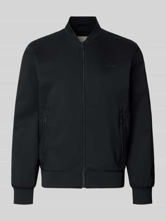 Calvin Klein Bomberjacke mit Rei&szlig;verschlusstaschen Modell MATTE in Black, Gr&ouml;&szlig;e XL