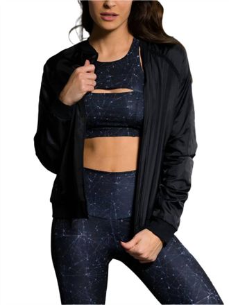 Onzie Bomber Jacket In Black