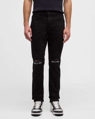 Rta Mens Bryant R. I.P. Skinny Jeans