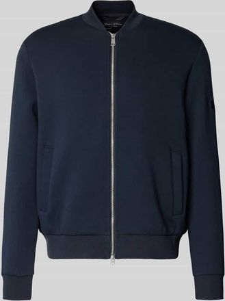 Marc O'Polo Regular Fit Bomberjacke aus Baumwoll-Mix in Marine, Gr&ouml;&szlig;e XXL