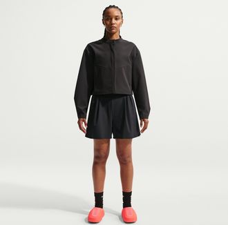 Nike Womens 24.7 PerfectStretch Dri-FIT High-Waisted Shorts in Black | IB9184-010