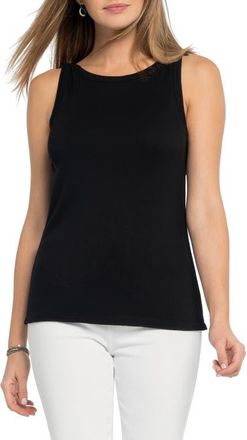 Nic+Zoe In the Moment Tank in Black Onyx at Nordstrom, Size X-Large