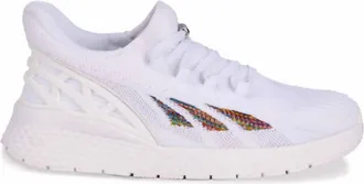 Drew Womens Halo Walking Shoes In White Mesh Combo