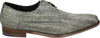 Floris Van Bommel Taupe Business Lage Schoenen DE Stijler - Heren - Veterschoenen - Grijs - 43 1/2 EU - Leer - Schoenen