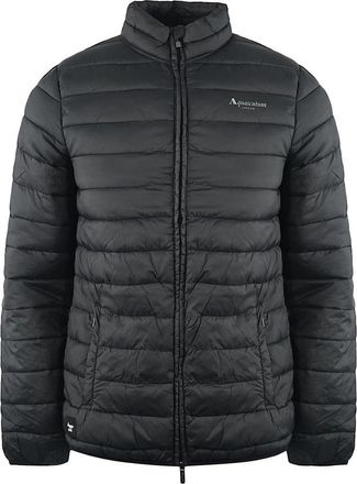 Aquascutum Heren Logo Gevoerde Jas (Zwart)
