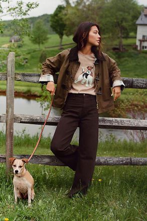 Pistola Denim Penny High-Rise Wide-Leg Jeans