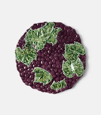 Bordallo Pinheiro Grapes earthenware platter