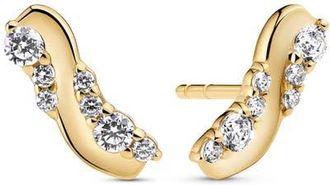 Sif Jakobs Jewellery Earrings Ellera Waves Altro in 18K Gold Plated at Nordstrom