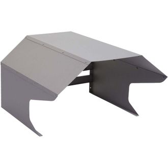Hhg Garage riparo per robot tosaerba 41x60x70cm 973 acciaio zincato grigio