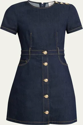 Cinq &agrave; Sept Niya Denim Mini Dress