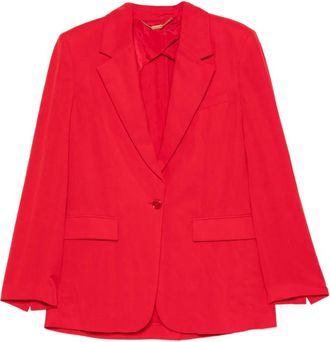 Blumarine single-breasted blazer - Red
