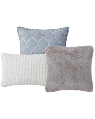 Waterford Florence Set Of 3 Decorative Pillows