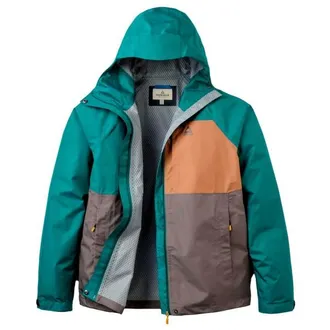 Passenger Trailscape Recycled Waterproof Jacket Regenjacke f&uuml;r Herren | t&uuml;rkis