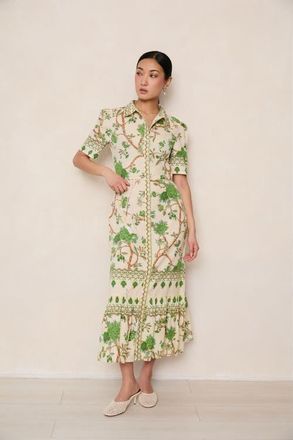 Raishma Miranda Green Dress in Green Tone at Nordstrom, Size 14 Uk