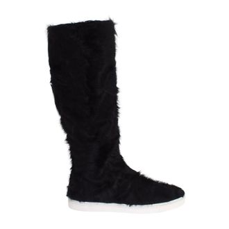 Dolce & Gabbana Fashion Flat Sneaker Stivali - - Shoes - Donna - Nero - 36 EU