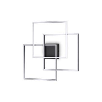 Netlighting Frame LED Decorative Integrated LED Wall Light Black 3000K