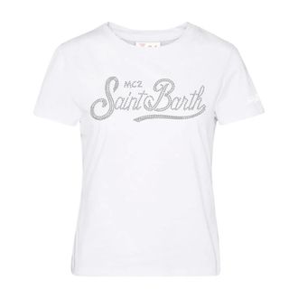 MC2 Saint Barth T-Shirts, female, White, Size: XS T-shirt Emilie