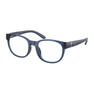 Polo Ralph Lauren Glasses, unisex, Blue, Size: 45 MM Round Optical Frame
