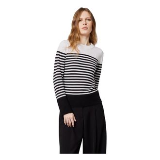 Alpha Studio Truien & Vesten, Dames, Veelkleurig, M, Girocollo M/Lunga Slim